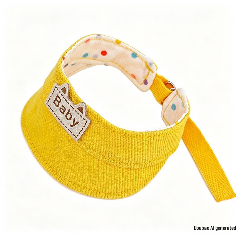10cm Plush Doll Hat for Lina Bear, 15cm Sun Hat Cosplay Dress-Up Accessory