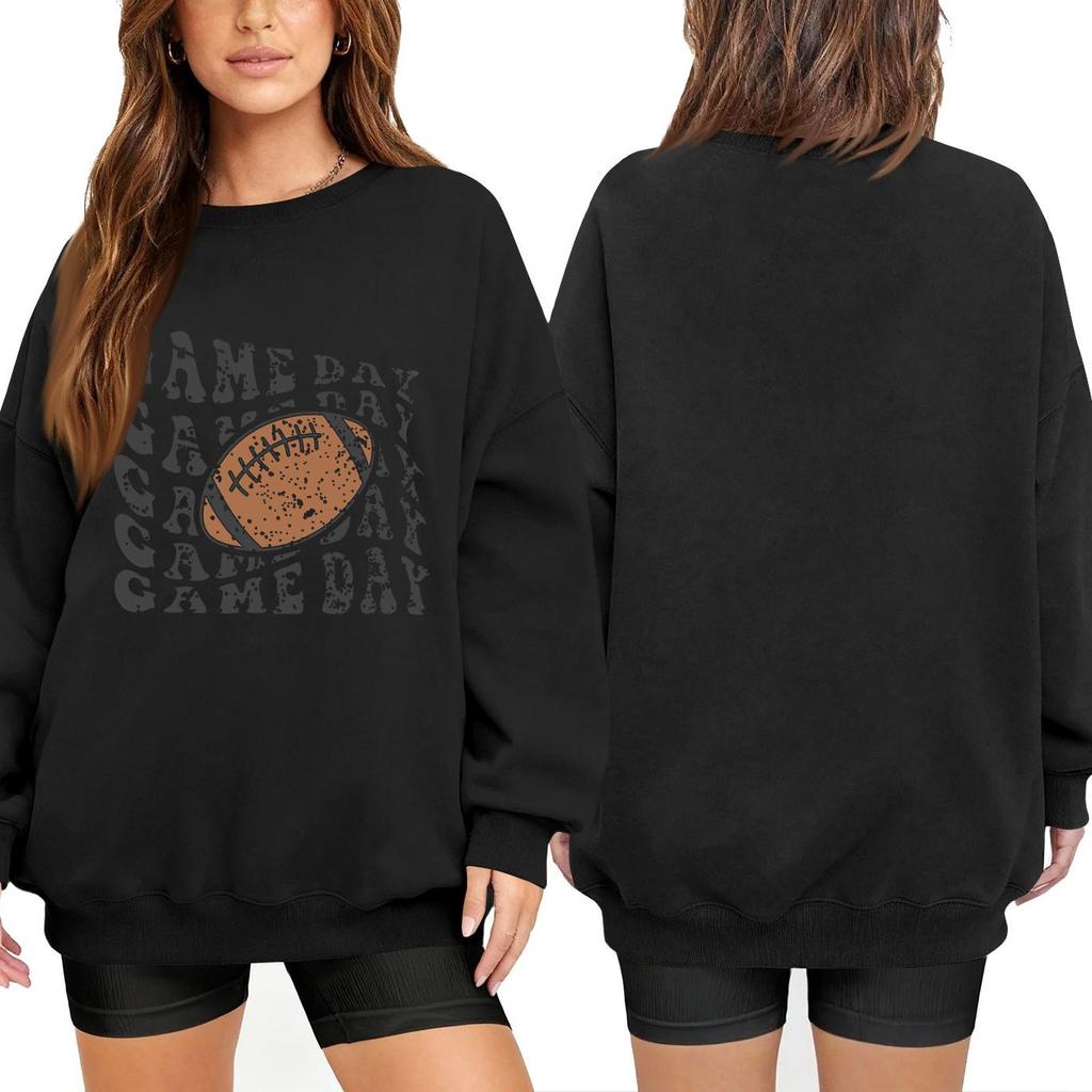 Unisex Lightweight Long Sleeve Neck Sweatshirt with Fashion Print for Everyday Wear