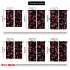 2pcs,2D plane printing Popular Curtains Cherry Parade Versatile Polyester Fabric (without rod) Outdoor Decorations Ldeal for
