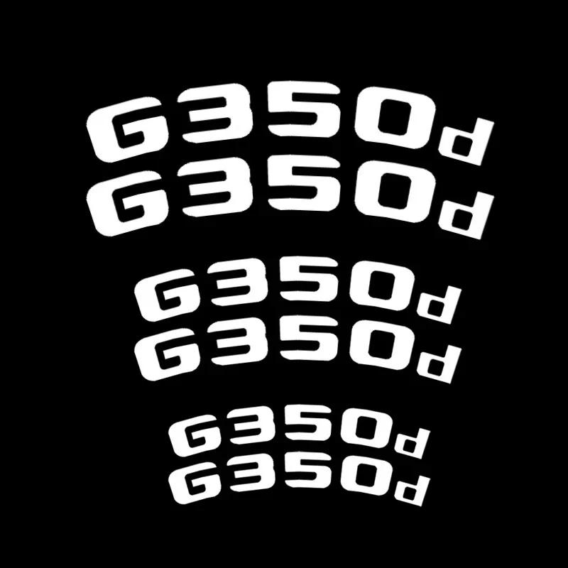 

6PCS Car Wheel Caliper Cover Words Decal Waterproof Sticker for Mercedes Benz G Class G350d W463 Styling Universal Decoration