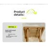 Folding low stool, shoe changing stool, household pony solid wood portable living room bench, sturdy fishing stool at the door