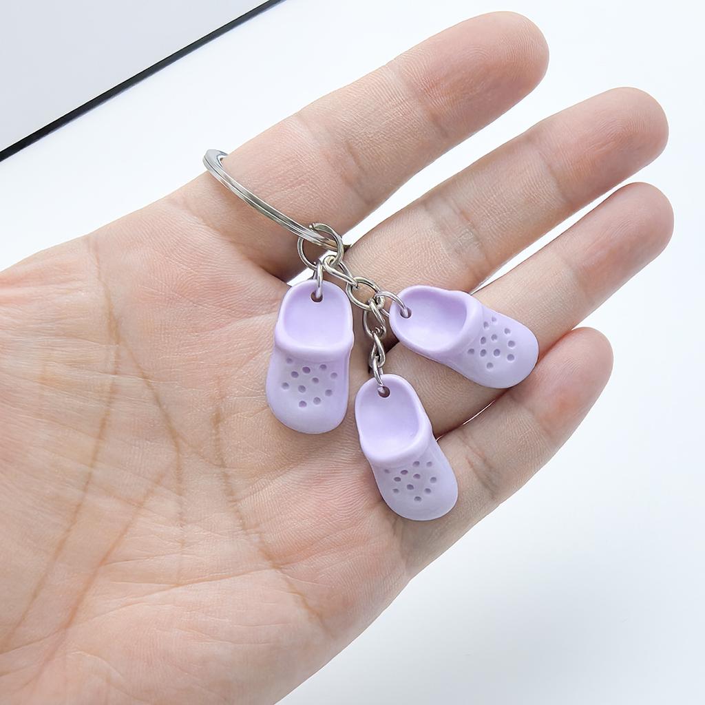 Mini Slipper Keychain Creative Small Gift Bag Decoration Pendant Couple Family Keychain Pendant