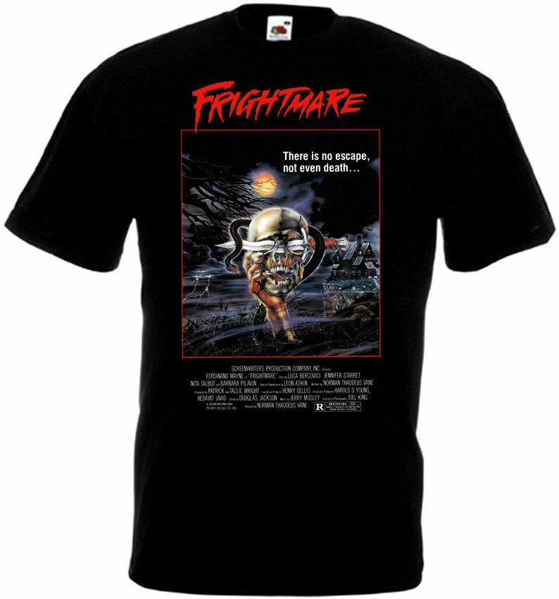Buy Frightmare V3 T Shirt Black All Sizes S5xl Europe Size Solid Color