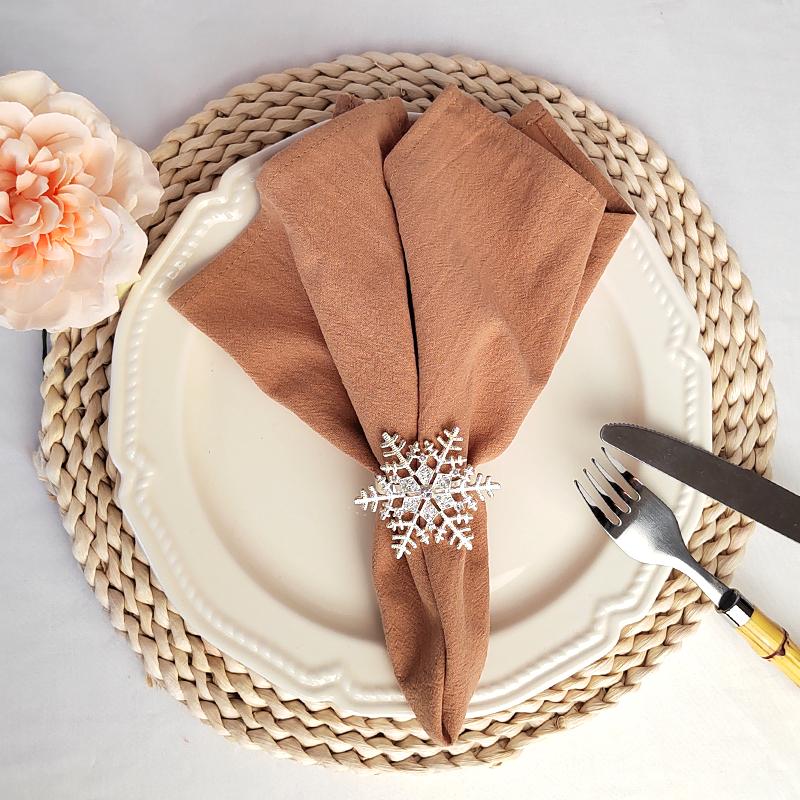 12 יחידות מפיות בד שולחן כותנה עמידות 30x45 ס"מ בד רב פעמי צבע אחיד למטבח, פינת אוכל, פסח, חתונה, קישוט