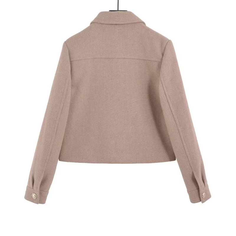 Zab Autumn New Women's Clothing Fashion Style French Style Design Fashion All-Match Wool Blend Suit Outwear