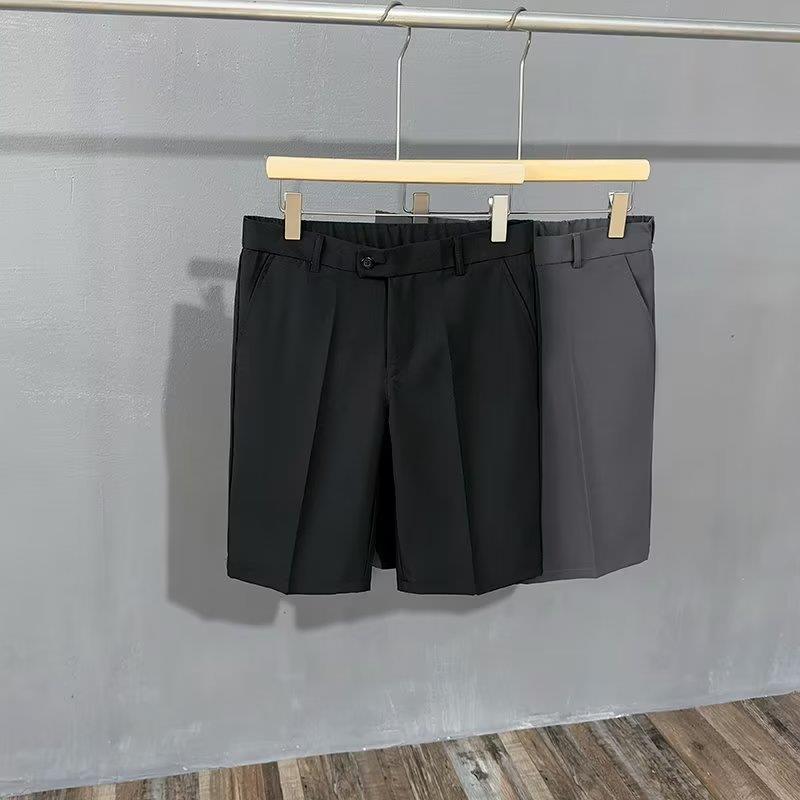 Men's Casual Ice Silk Drape Shorts - Summer Lightweight Loose Straight White Pants