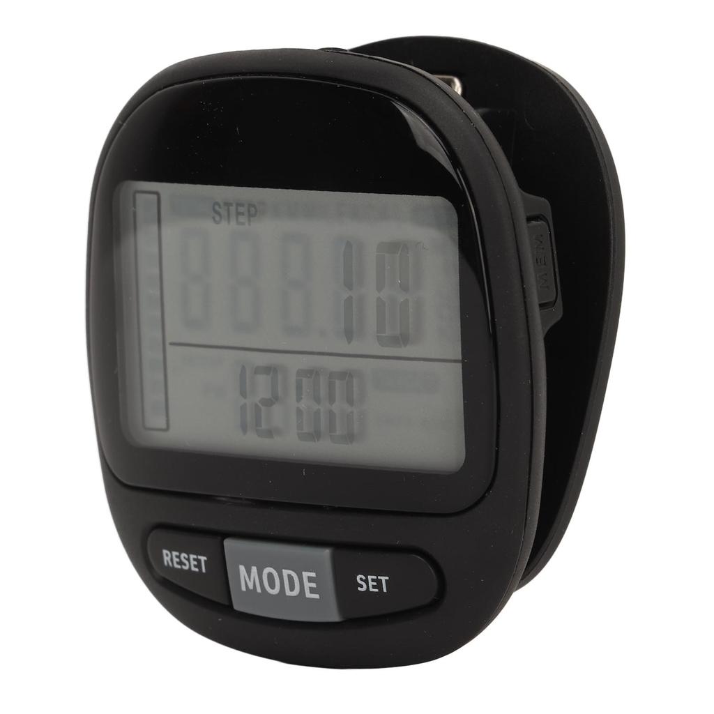 3D Pedometer with Lanyard 210MAH Tracks Calorie Burning Personalized Target Accurate Step Counter