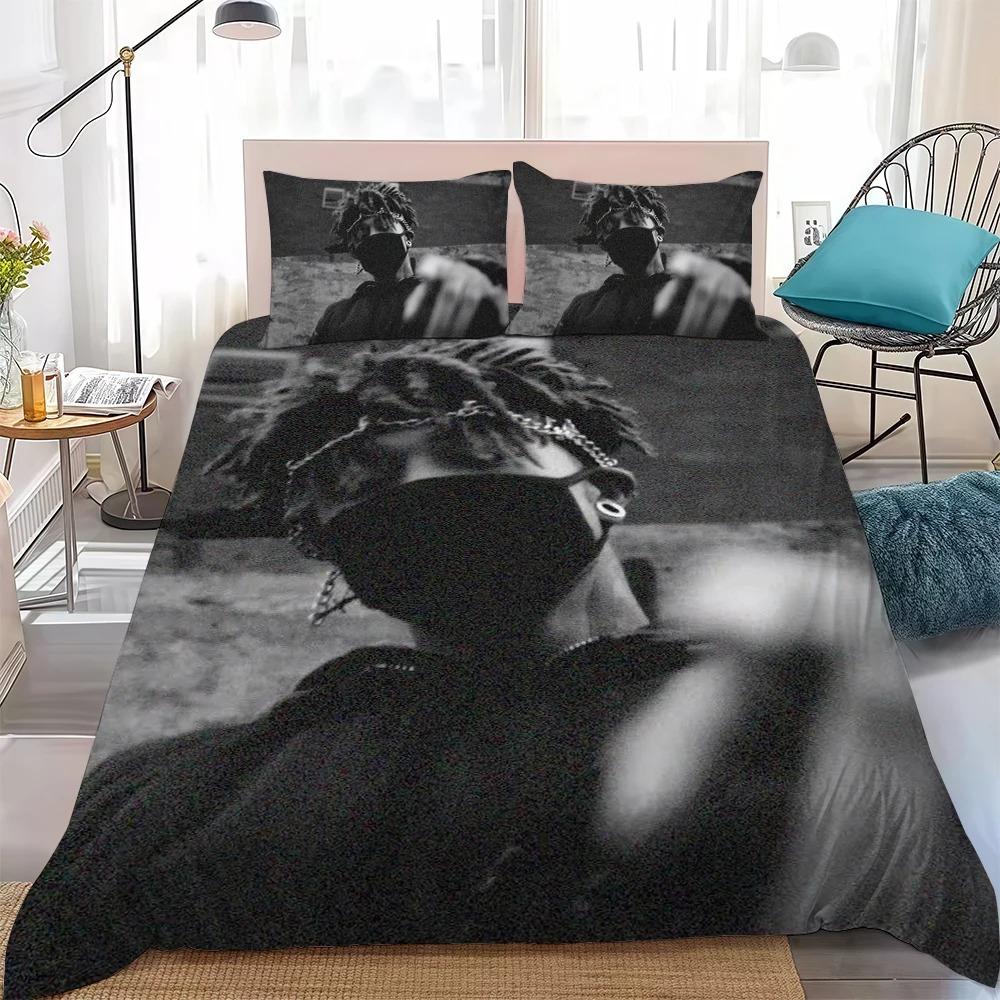 Singer S-Scarlxrd Bedding Set 3D print Duvet Cover Pillowcase Single Twin Size Gift for Student Adult 2/3pcs set Home Decor