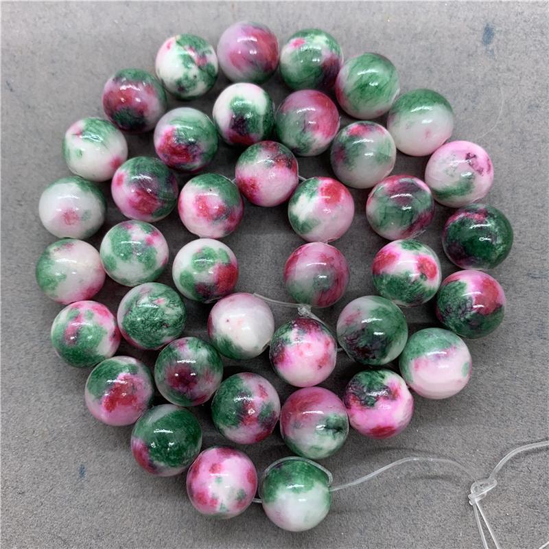 

4 цвета, синий, зеленый, желтый, красный, персидский халцедон, 6/8/10 мм, свободные бусины 8 mm