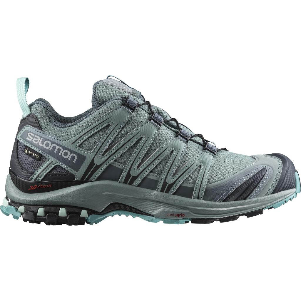 [Salomon] Dámské trailové běžecké boty XA PRO 3D GORE-TEX – Lead/Stormy Weather/Meadowbrook, Velikost 24.0 cm