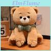 Peluche Orso Coniglio Cane con Decorazione Sciarpa a Quadri per Regalo di Compleanno per Bambini