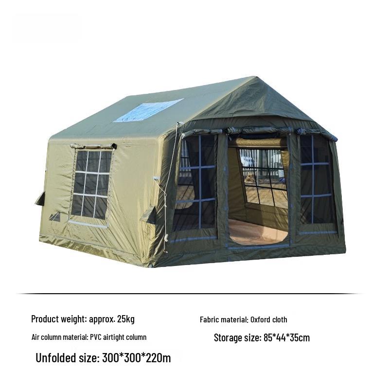 ZISIZ Outdoor Inflatable Camping Tent