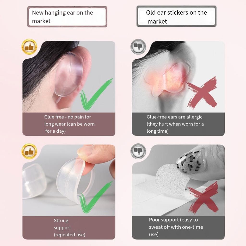 Stylish Flexible Ear Cuff Ear Support Modern Individual Not Piercing Needed Earrings Suitable for Casual or Formal Event