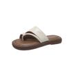 Niche High-end Flip-flops Women's Summer Outer Wear 2025 New Simple and Fashionable Toe Beach Cool Slippers