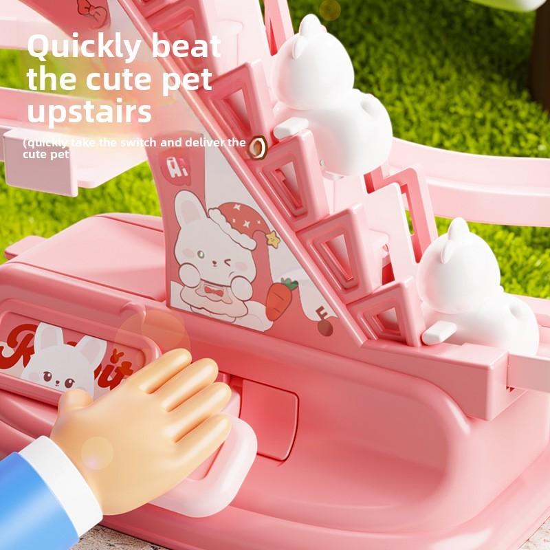 Kleine Gelbe Ente Kinder Treppensteiger Spielzeug mit Rutsche Zur Entwicklung der Feinmotorik