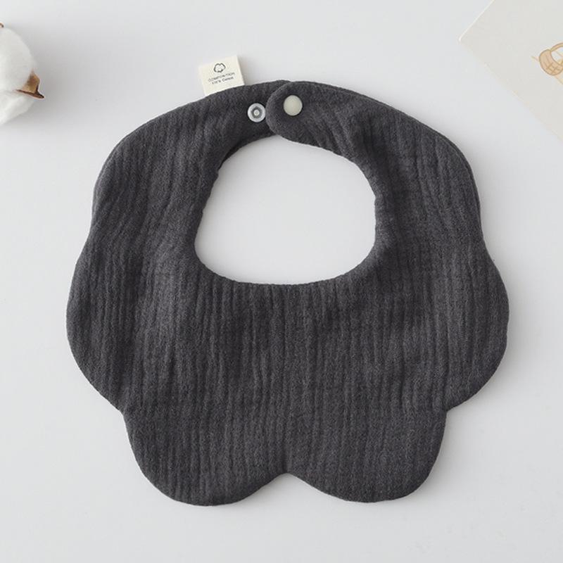 360-Degree Pure Cotton Petal Baby Drool Bib