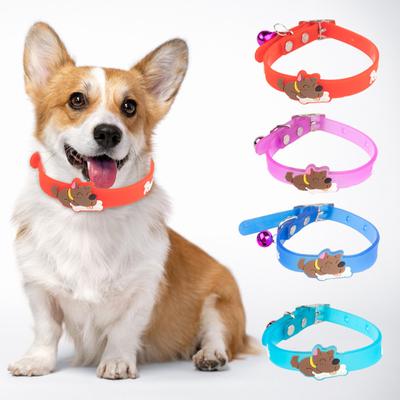 Pet Collar Adjustable Comfortable Cartoon Dog Pattern Pet Cat Dog Neck Strap Pet Supplies