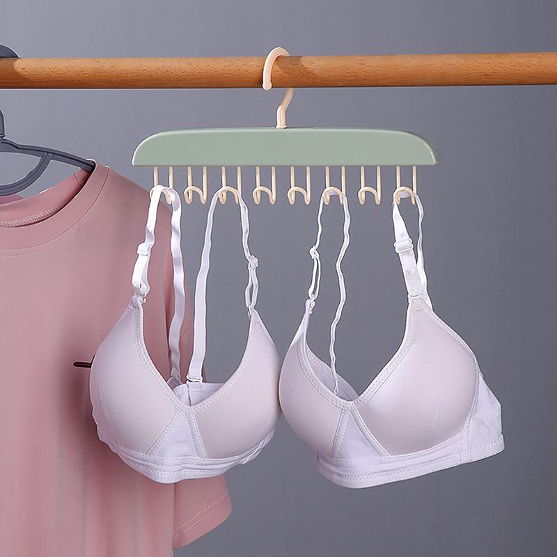 Multiple Hooks Women Storage Bra Hangers For Clothes Case Home Wardrobe Accessories Supplly Scarf Organizer Men Tie Belt Hangers