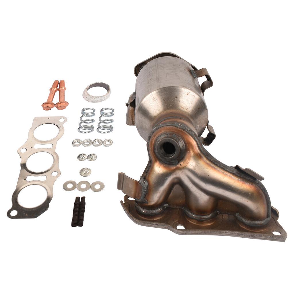 1 set convertizor catalitic cu kit de montare pentru motoarele și piese de motor Toyota Aygo Peugeot 107 2005-2014 0342K8