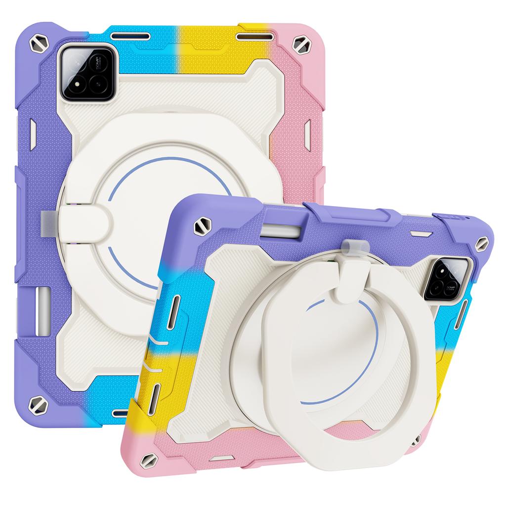 Para Capa Xiaomi Pad 7/Pad 7 Pro, Suporte de Mão, Suporte, PC+Silicone, Capa para Tablet com Porta-Lápis