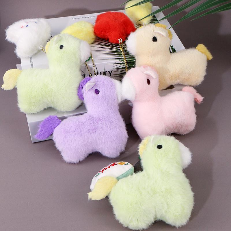 2026 Year Of The Horse Plush Pendant Creative Cartoon Bag Charm Keychain