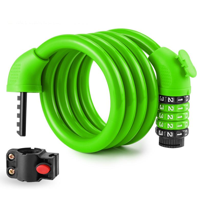 

Пятизначный кодовый противоугонный велосипедный замок