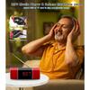 Kleines digitales FM-Radio mit Bluetooth-Lautsprecher, tragbares wiederaufladbares USB/SD-Karten-MP3-Player-Radio mit drahtlosem Lautsprecher und Kopfhöreranschluss