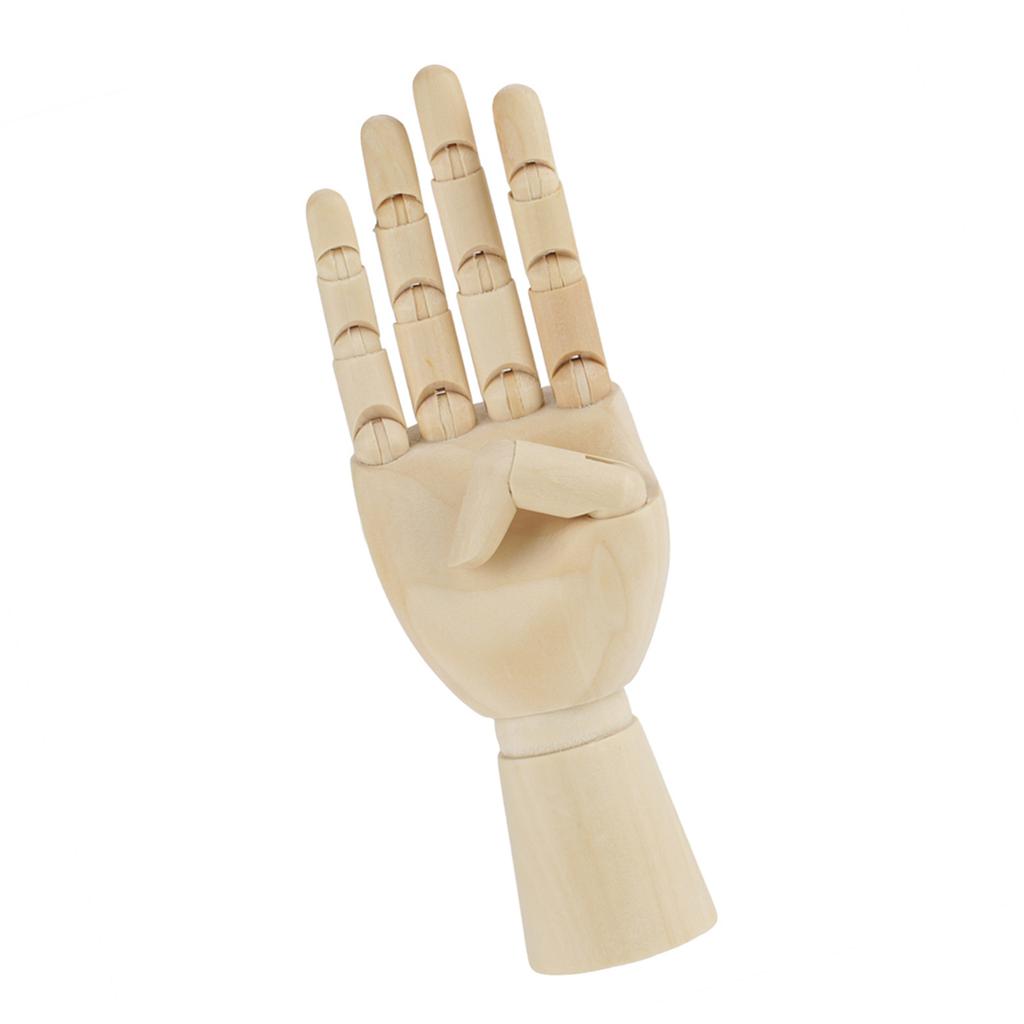 Women Hand Body Artist Model Jointed Articulated Wood Sculpture Mannequin Wooden (#1)