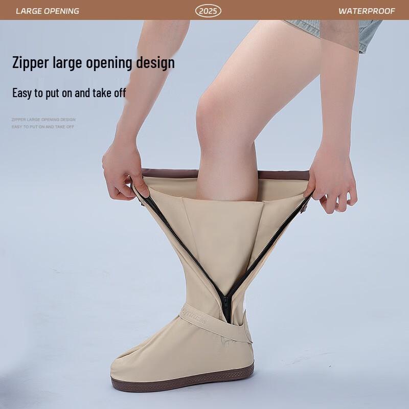 COFLYEE Waterproof High-Top Rain Shoe Covers