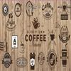 Custom Any Size 3D Wall Mural Wallpaper Retro Nostalgic Wood Grain Cafe Mural Paintings Living Room Wallpaper Papel De Parede 3D
