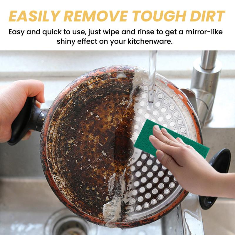 Kitchen Pot Bottom Rust Remover Stainless Steel Cleaning Cream 100g For Cookware Stains With Free Sponge