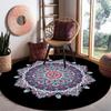 Round Carpet Living Room Coffee Table Sofa Hanging Basket Rocking Chair Home Carpet Floor Mat