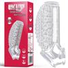 Men's Extra Thick Delaying Phallus Sleeve with Irregular Wolf Tooth Design