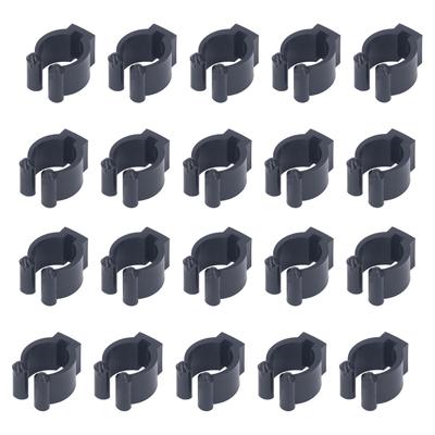 20 Piezas Clips para Taco de Piscina Portátil Soporte para Tacos Clip con Oreja Suministros de Billar L 23mm DI