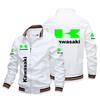 Kawasaki Off-road Casual Men's Trendy Zipper Jacket with Car Logo, Plus Size Available