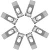 8pcs Spring Clip Retaining Clips for Recessed Lighting Fixed Clip for Panel Lamp Durable Light Securing Clamps Compatible Lamp Accessories for