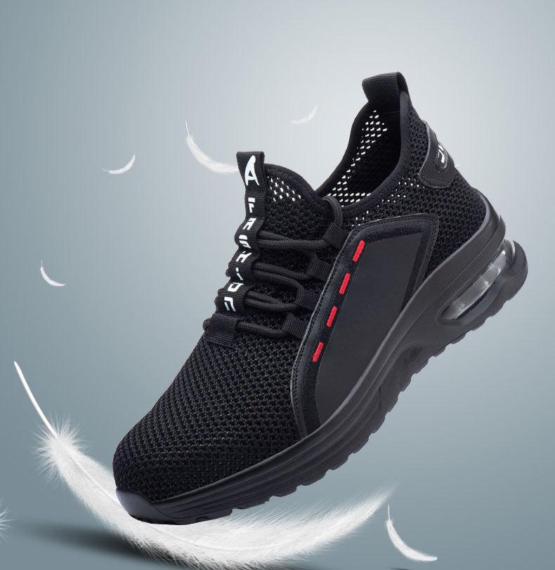 Men's Breathable Summer Work Shoes – Lightweight, Anti-Smash, Anti-Puncture, Wear-Resistant, Non-Slip Safety Footwear