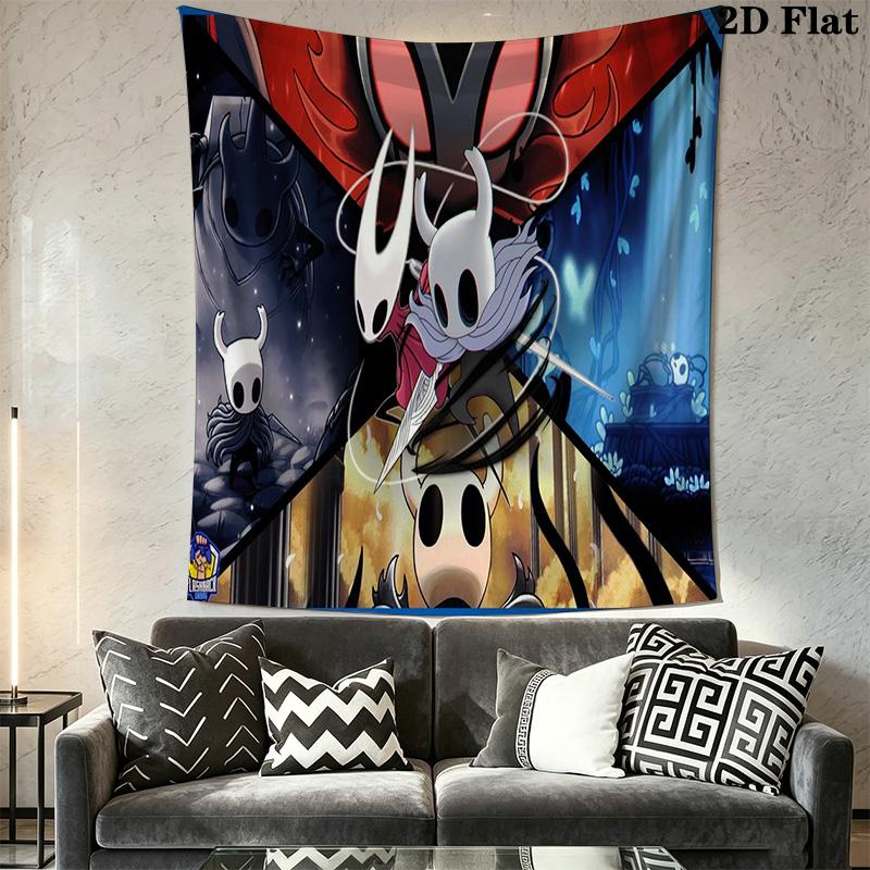 Hollow Knight Dark Fantasy Adventure Bedding 1 Duvet Cover 2 Pillowcase Without Core Christmas Birthday Gift Bedding Set