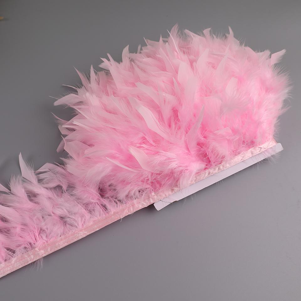 Feather10-15cm Marabou Feathers Trim DIY Wedding Turkey Feather Ribbon Crafts Sewing Clothing Party Plume Handmade Home Decor
