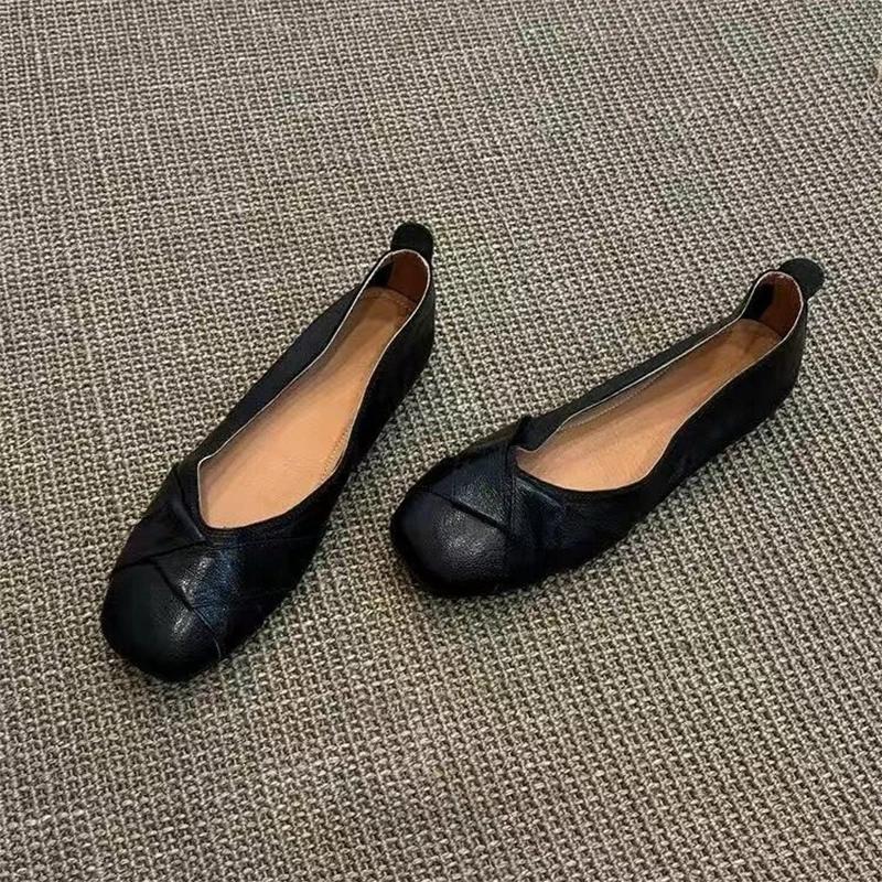 Fashion Flats Women Loafers Shoes Summer Shallow Cozy Woman Sandals 2025 Brand Leather Casual Dress Sport Shoes Soft Zapatillas De Mujer