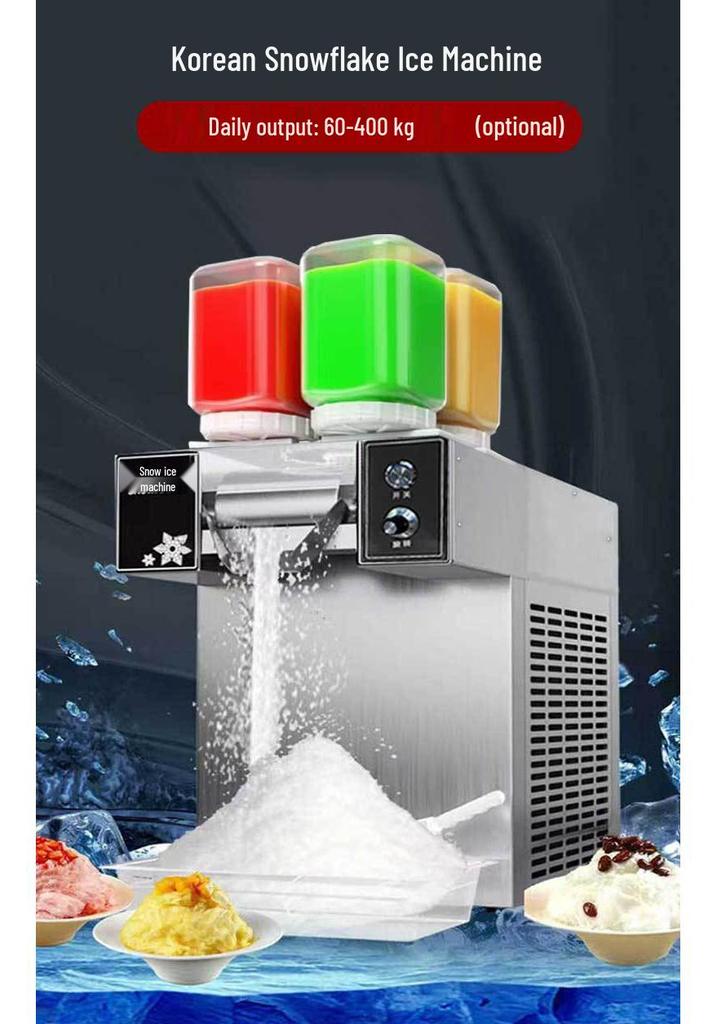 Summer Four-Flavor Snowflake Ice Noodles Machine – Popular Commercial Ice Maker