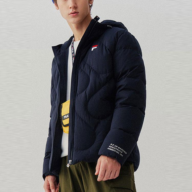 New FILA Down Jacket Men's Legend Blue F61M148925FNV