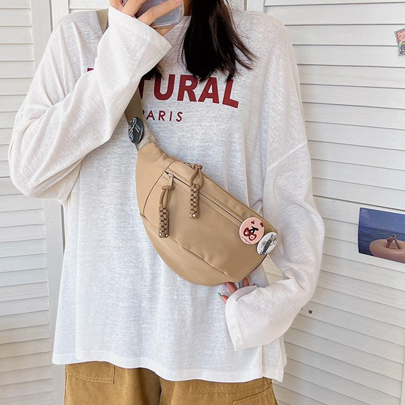 Tooling Women's Breast Bag Trend Simple Shoulder Messenger Bag Leisure Sports Versatile Dumpling Bag Portable