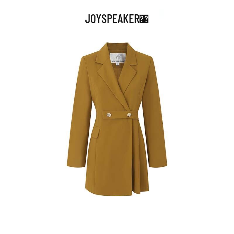 

JOY SPEAKER Pleated A-Line Midi Dress S