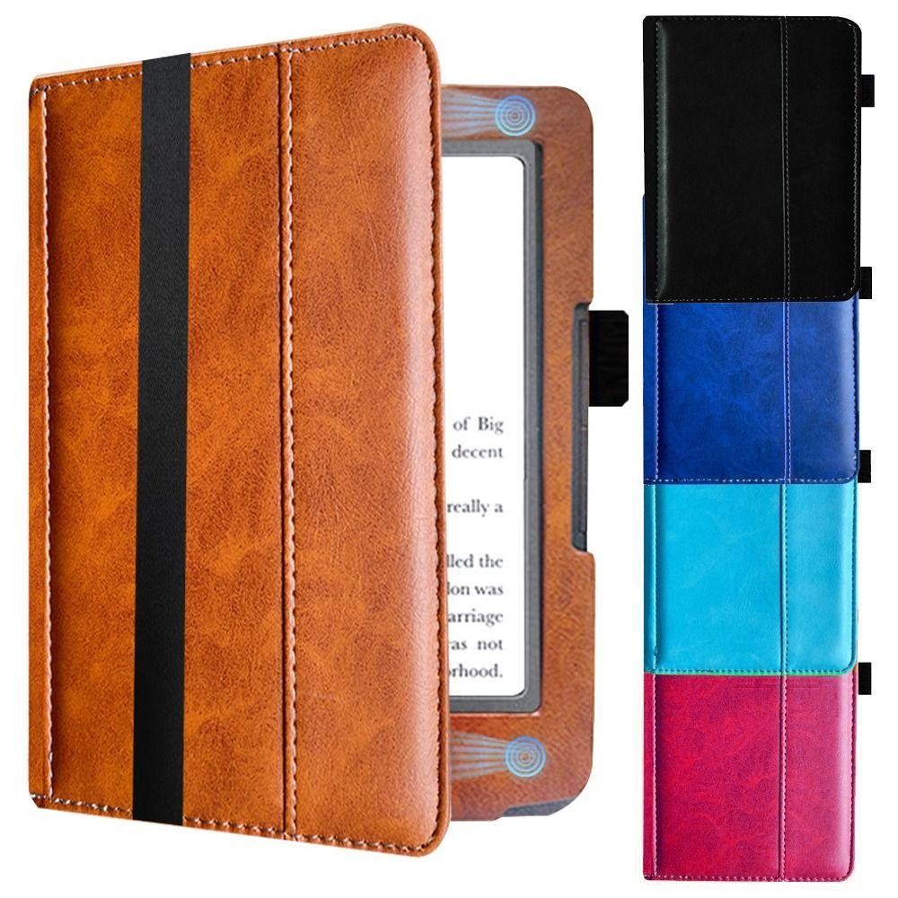 Funda de Cuero PU para e-Reader de 6 pulgadas tipo Flip para inkbook Calypso Plus/Classic 2/Prime