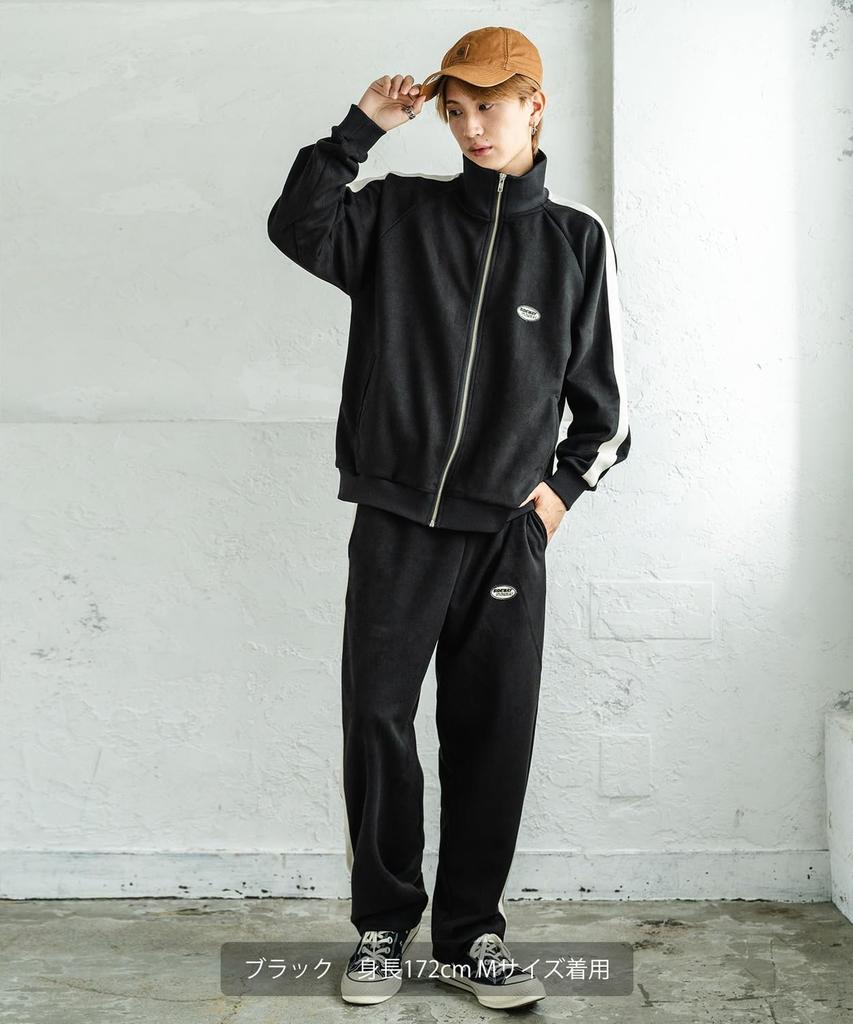 [IMPROVES] [SIDEWAYSTANCE] Suede Punch Track Pants