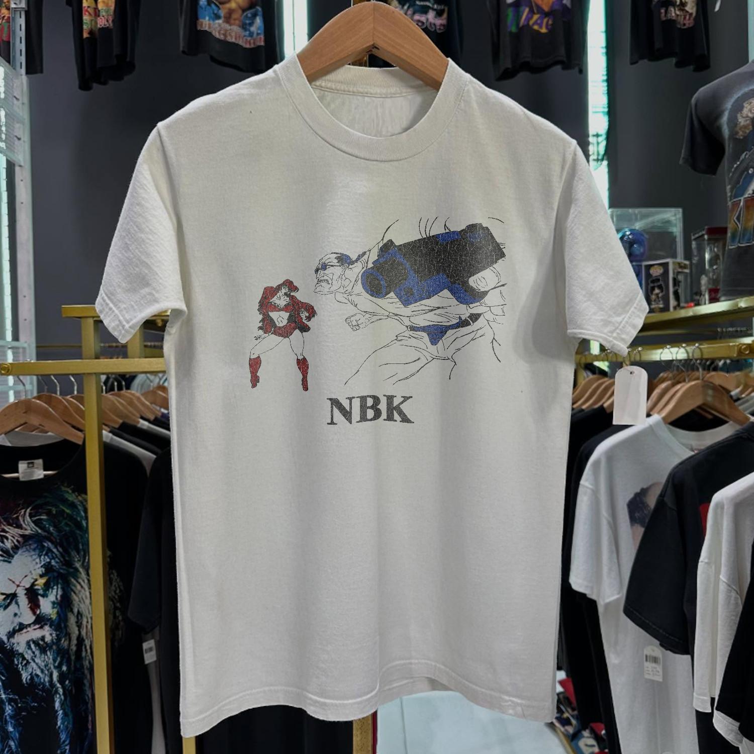 1994 Nbk Anime Edition Aged T-Shirt White M 4XL