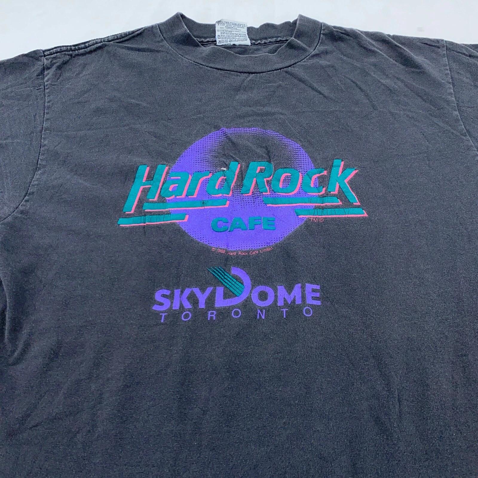 vintage 90s HARD ROCK CAFE SKYDOME TORONTO T-Shirt M/L 3XL