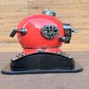 Diving Helmet Red Diving Helmet Scuba Diving Helmet Diving Helmet with Wooden Base Deep Sea Scuba Diver Helmet Best Gift