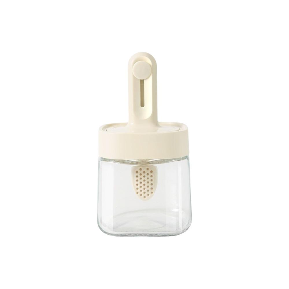 350ML Glass Seasoning Jar Sealed Salt Storage Box Kitchen Accessories Spice Jar Countertop